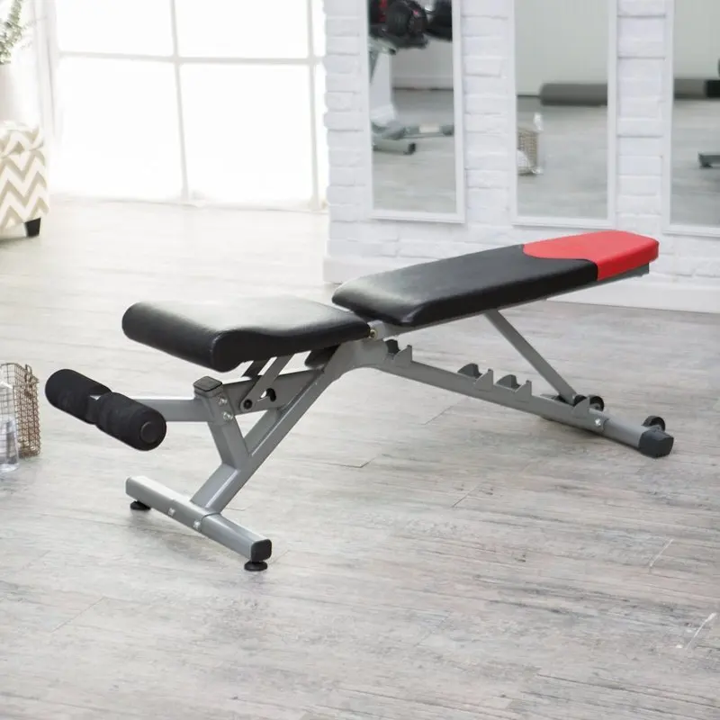 Wholesale Price New Arrival Folding Bench Press Incline Adjustable Sit Up Weight Dumbbell Bench 2025 New