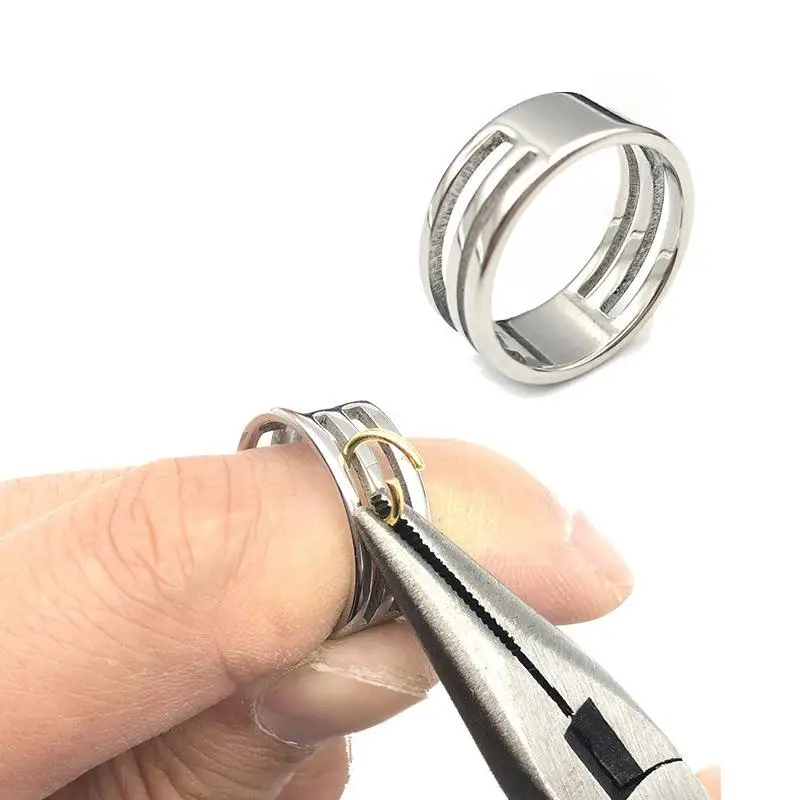 

1 шт. Новое кольцо-коннектор из нержавеющей стали с открытым и закрытым концом для изготовления модных украшений своими руками
