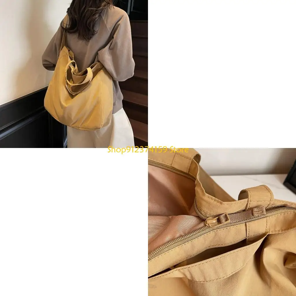 G5AE Unisex Nylon Bag with Adjustable Strap Fashionable and Practical Handbag for Everyday Use School Commute Shopping