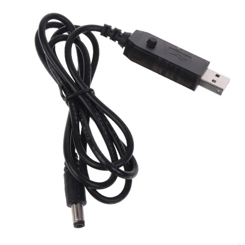 100cm QC3.0 USB C PD to 5V-12V 5.5x2.1mm Power Cord for Any 6V-12V Device 