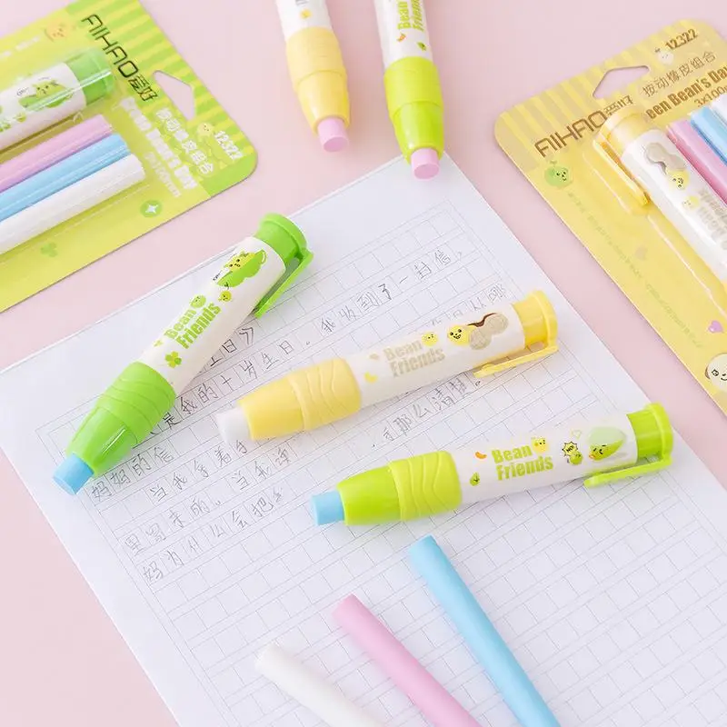 

Cartoon Eraser Set Children's Eraser Drawing Pencil Eraser Student Stationery School Supplies