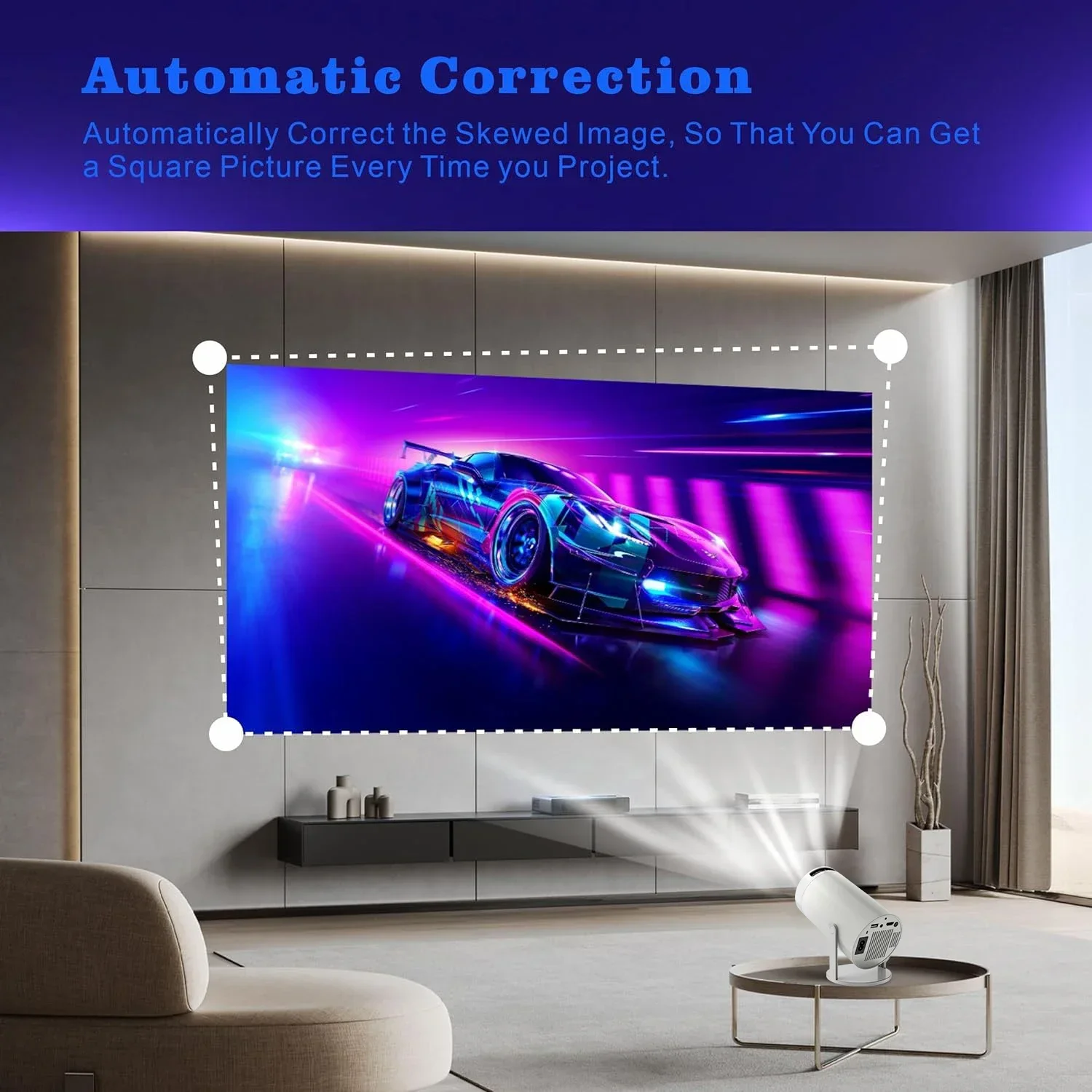 Projektor Magcubic HY300 Pro 4K Android 11 Dual Wifi6 260ANSI Allwinner H713 BT5.0 1080P 1280*720P Kino domowe Projektor zewnętrzny