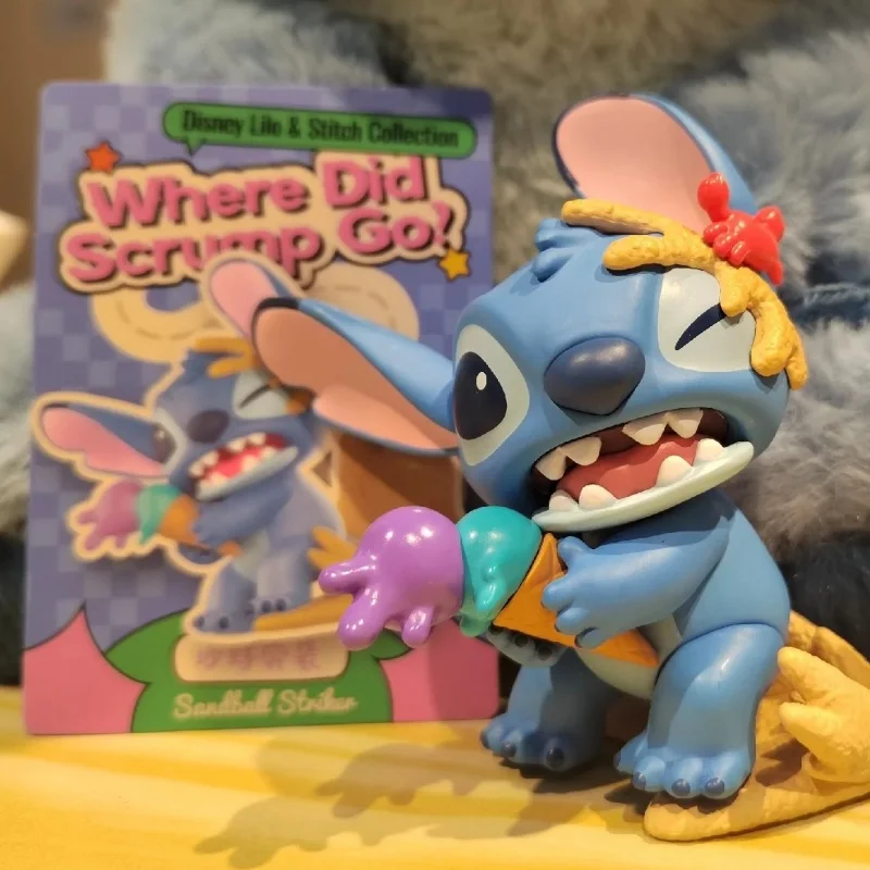 

Genuine Stitch Where Did Scrump Go Series Blind Box Kawaii Action Figure Desk Decor Ornament Toy Customized Gifts Mystery Gift