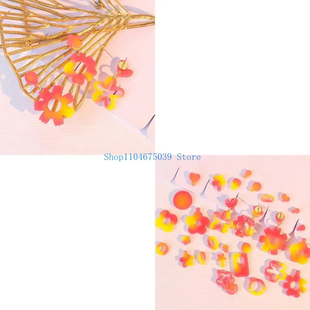 5asd Earrings Silicone Mold Customized Tools/Flower Earwear Mould Jewelry Moulds