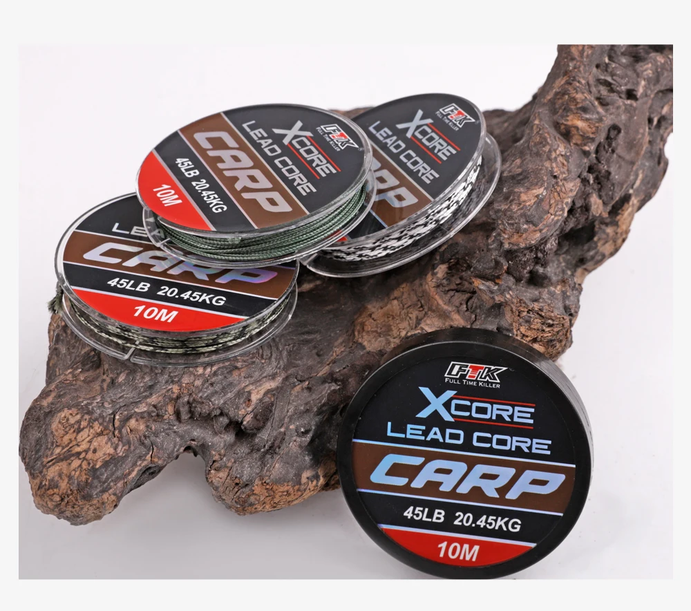NGB 35LB/45LB/55LB 10M Leadcore Karpfenangel-Schnur für Karpfenhaar-Rigs, 4-farbige geflochtene Bleischnur – Detail 9