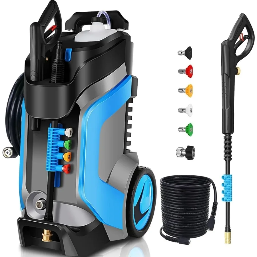 5000PSI Pressure Washer with 4.0GPM High Power Output Equipped with M22-14mm Pressure Hose 33FT Long Includes 1/4 Quick Connect