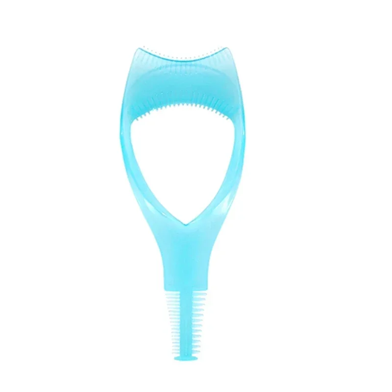 Brosse applicateur en plastique 3 en 1, nouveauté, guide de mascara, multifonction, recourbe-cils, application de fierté