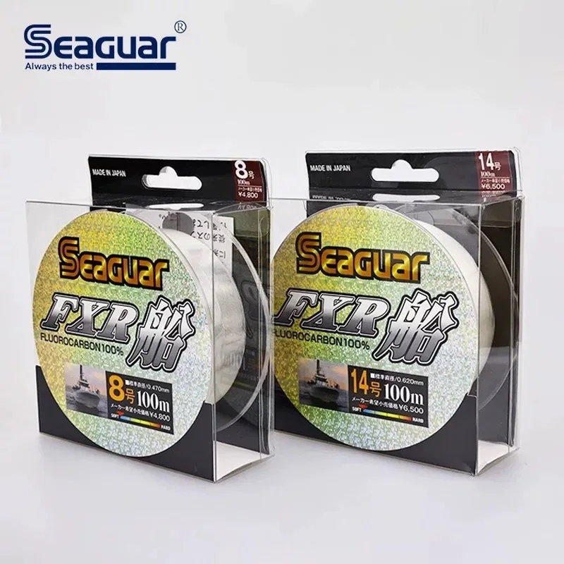 Японская лодка Seaguar FXR, мягкая износостойкая лодка для рыбалки, карбоновая леска, лидерная леска Yaji Fishing