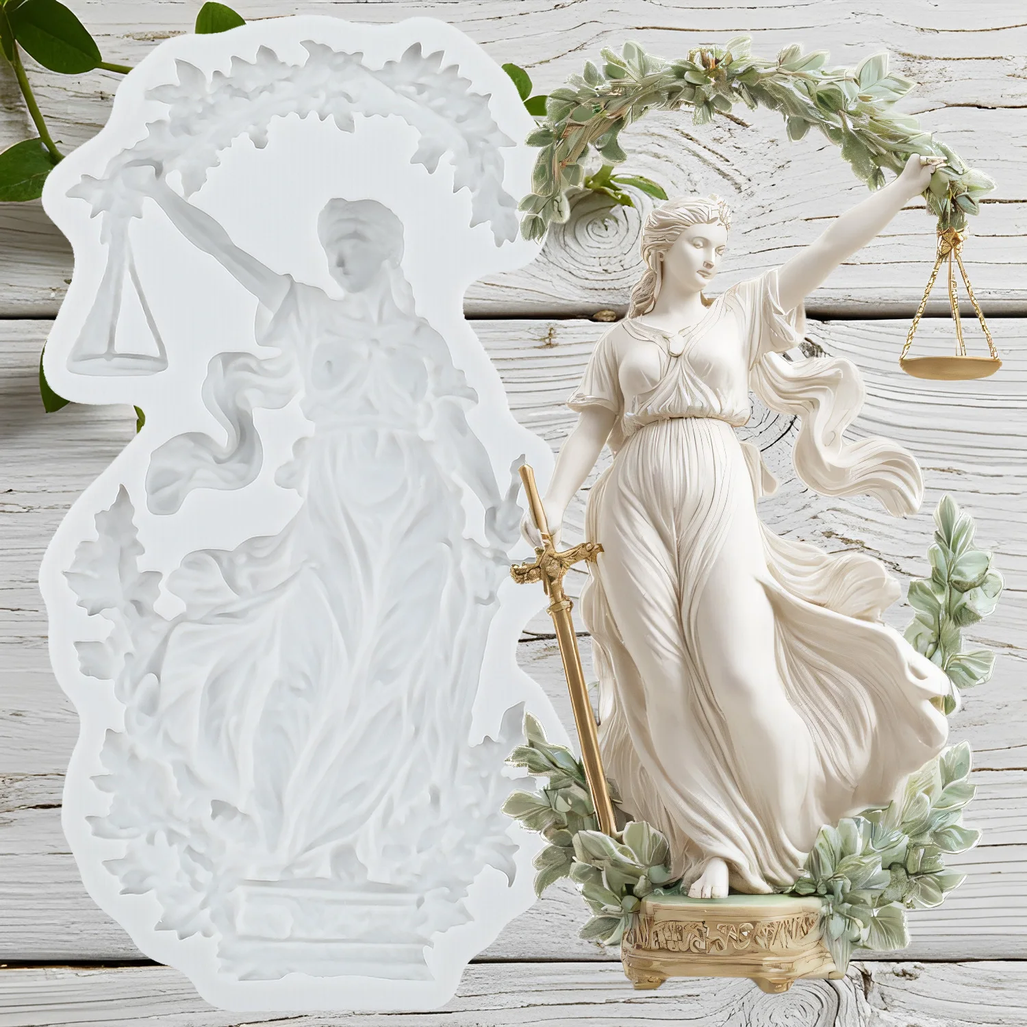 Ancient Greek Mythology Goddess Silicone Molds Fondant Cake Decorating Tools Cupcake Topper Candy Craft Gum Paste Polymer Clay