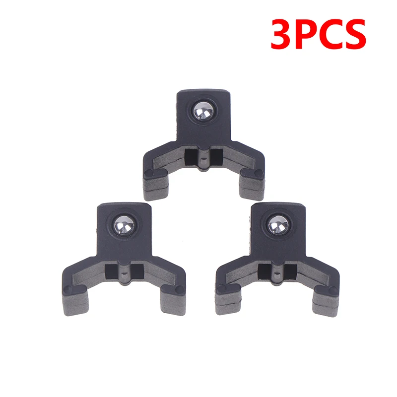 3 PCS 1/2in 3/8in 1/4in Drive Spring-Loaded Ball Bearing Socket Clip ABS Plastic Organizer Holder Rail Replacement Clips