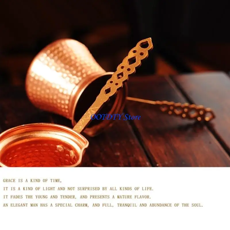 

367A 320 Retro Turkish Coffee Pot Greek Arabic Coffee Maker Hammered Copper Pot