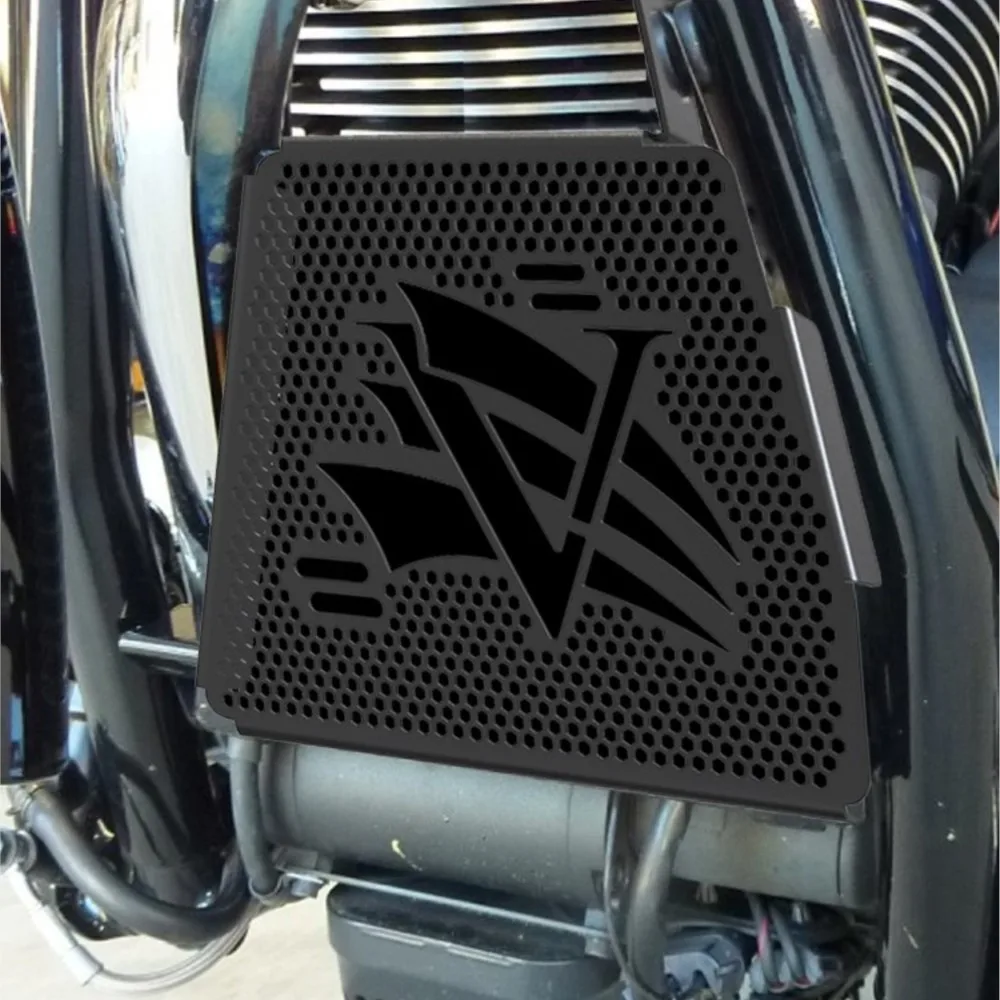 

New For Victory Cruiser Hammer Vegas 8 Ball King Pin Judge Highball Jackpot 2008-2024 Motorcycle Radiator guard Oil Cooler Guard