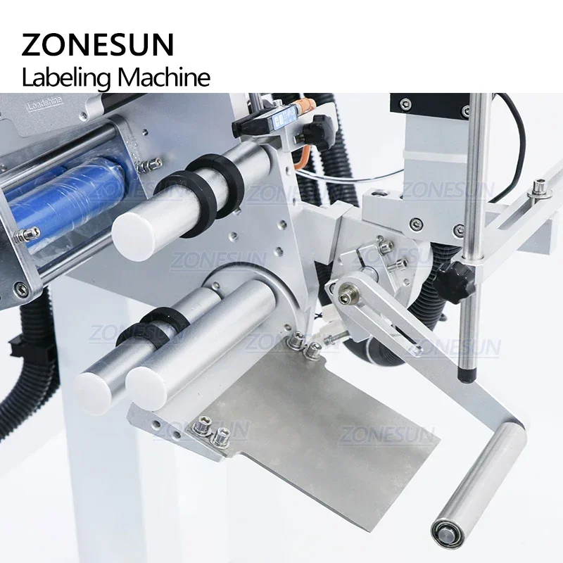 ZONESUN ZS-TB851 Automatic Flat Surface Square Bottle Box Packaging Bags Labeling Machine For Production Line