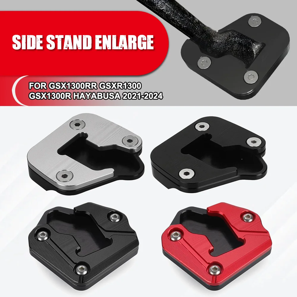 

For Suzuki GSX1300RR GSXR1300 GSX1300R Hayabusa 2021-2022-2023-2024 Foot Side Stand Extension Support Kickstand Enlarge Plate