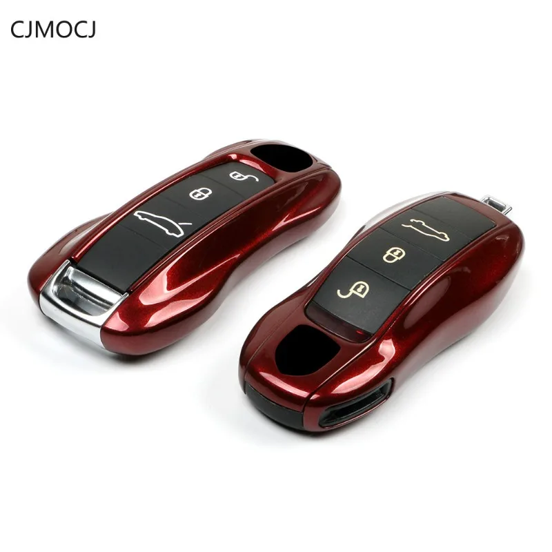 

Premium ABS Key Cover for Porsche Cayenne/Macan/Panamera/718/Taycan/911 - Protective Key Case Keybag Keychain