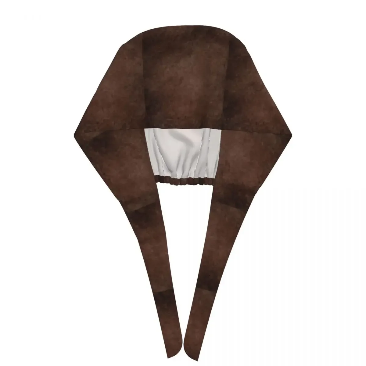 Brown Leather Vintage Textures Pattern Scrub Hat Doctor Working Surgical Cap Unisex Adjustable Nursing Caps for Dentist
