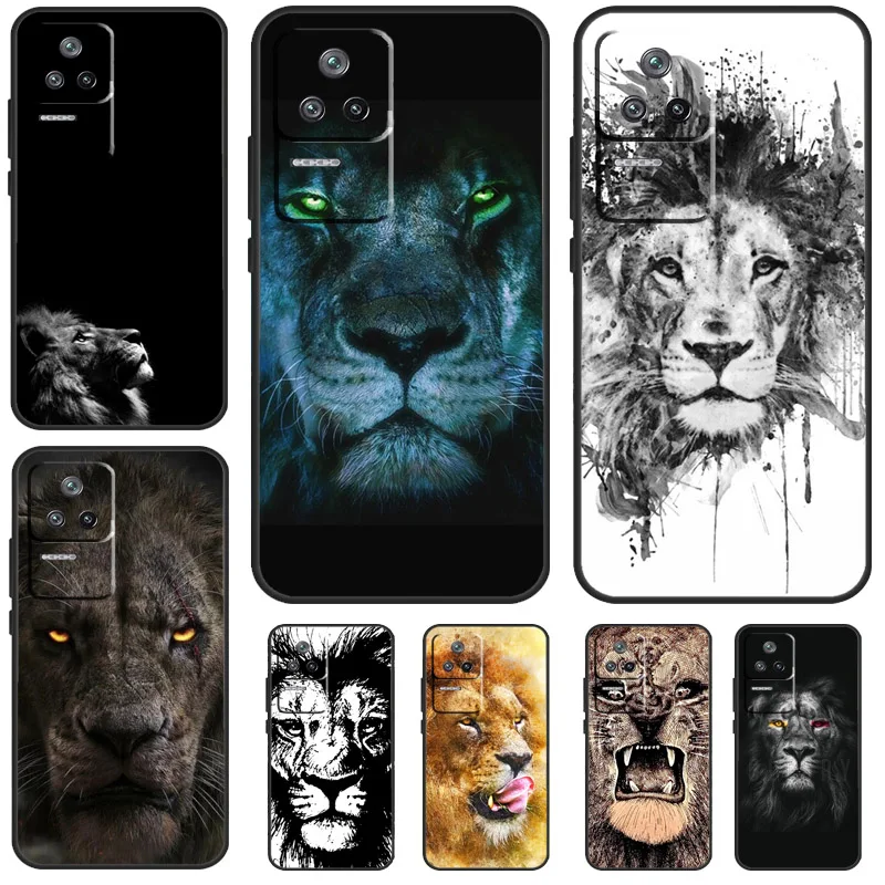 Ferocious Lion Case For POCO X6 Pro X3 X4 X5 F5 Pro F3 M5s Cover For Xiaomi 13T 14 13 Pro 11T 12T 12 Lite