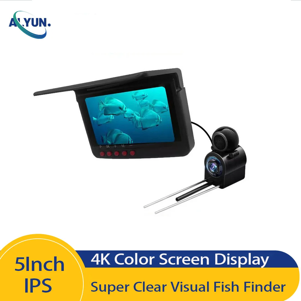 

Fish Finder 5.0 Inch LCD IPS Display Underwater Visual Fishing 4K Camera lP68 Waterproof Night Vision