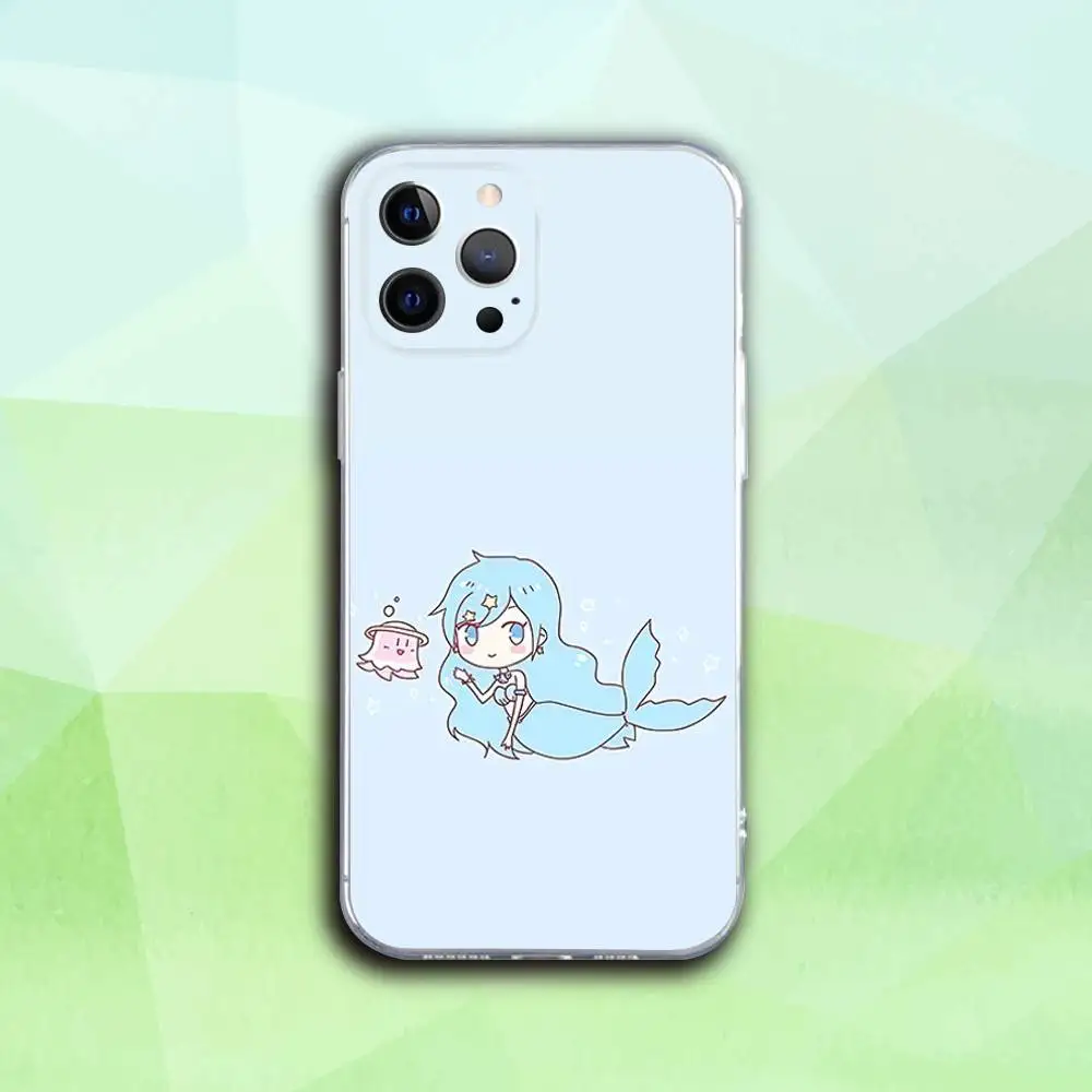 حافظة هاتف M-Mermaid Melody Pichi لهاتف iPhone 17,16,15,14,13,12,11 Pro,Max,Plus,X,XS,XR,SE4,E غطاء ناعم شفاف صغير #4