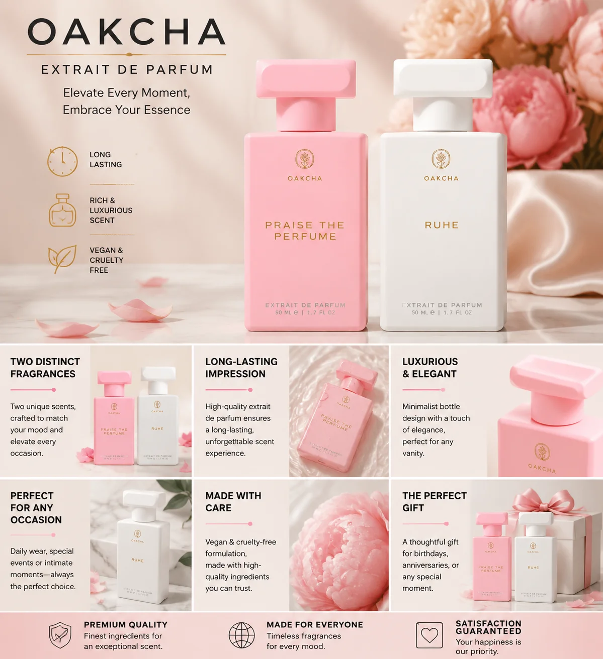 The Collection Perfume Fragrance - 2PCS Women's Perfume Gift Set 1.7fl