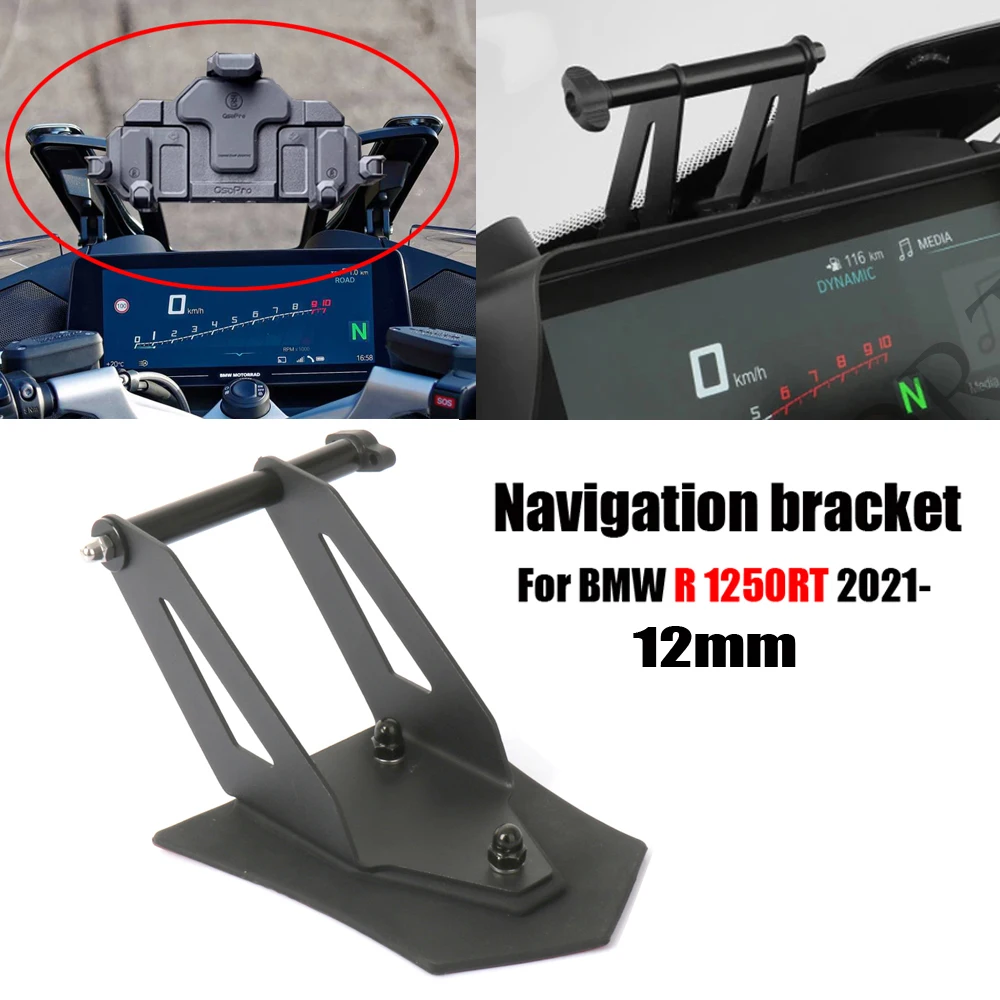 

For BMW R 1250 RT R1250RT 2021 2022 2023-Motorcycle Navigation Bracket GPS Mount Device Carrier SMART PHONE Adapt Holder