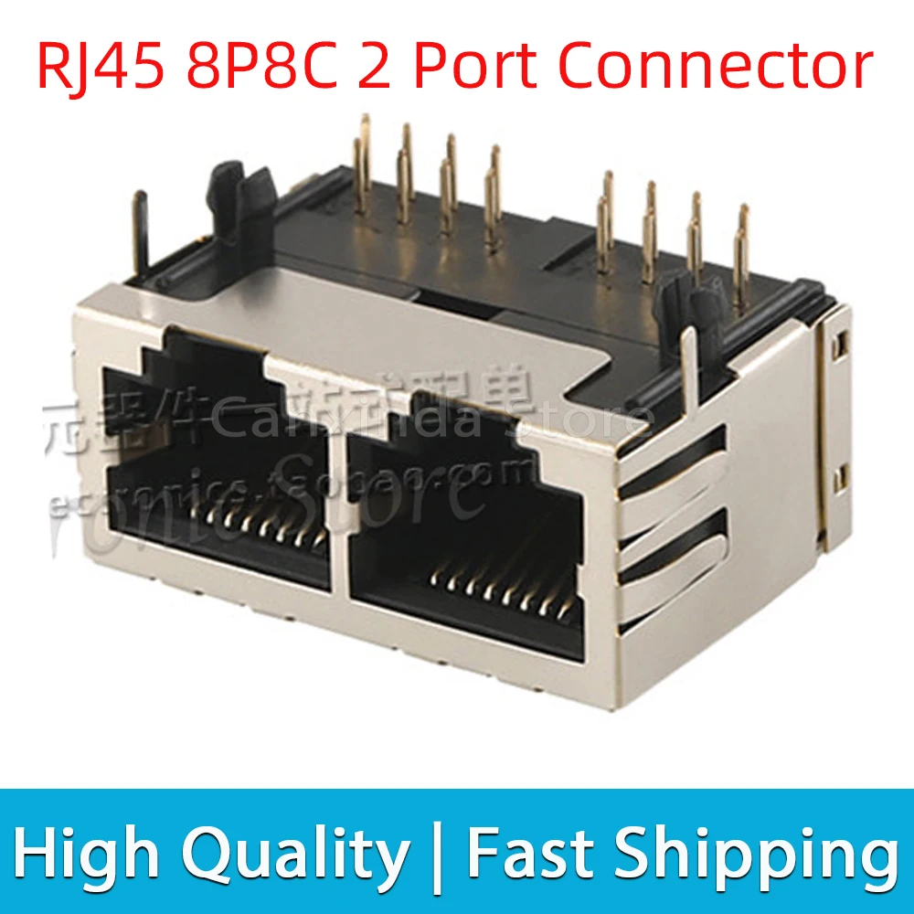 2Pcs 1-1734697-2 RJ…
