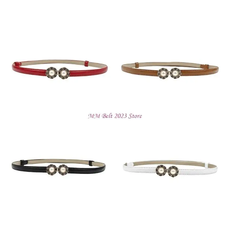 

49ME Waistband Waist Belt for Dress Versatile Flower Buckle for Masqurade Prom Party