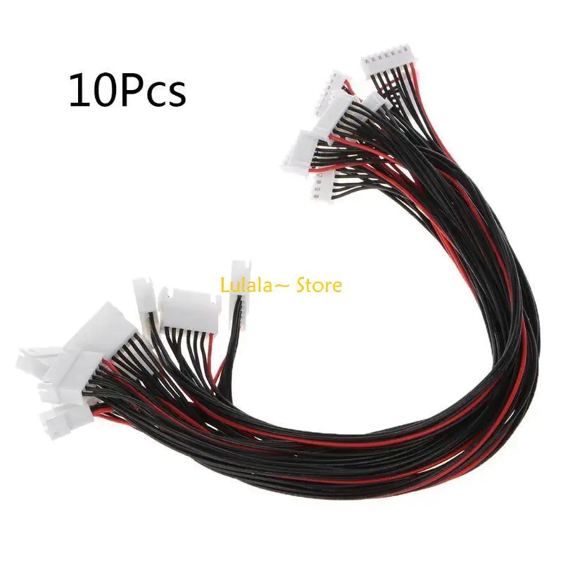 Y4QA 10 Pc JST-XH enchufe 6S Lipo Balance cable extensión 30cm para RC coche barco avión