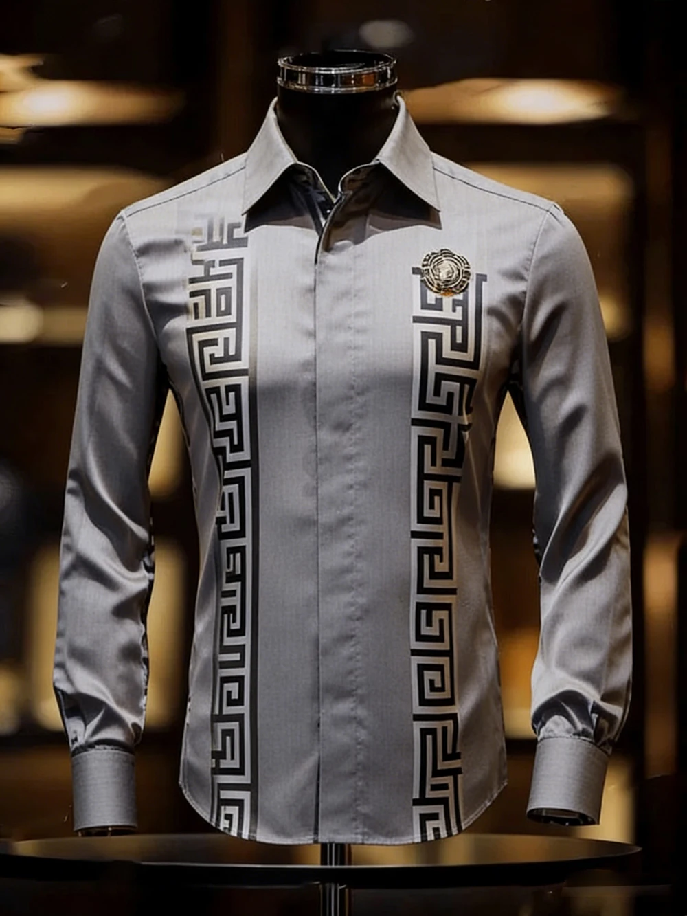 Men's Soft Breathable Long Sleeve Shirt High Definition Printed White Shirt Hawaiian Vacation Outdoor Social Party Mens Clothing
