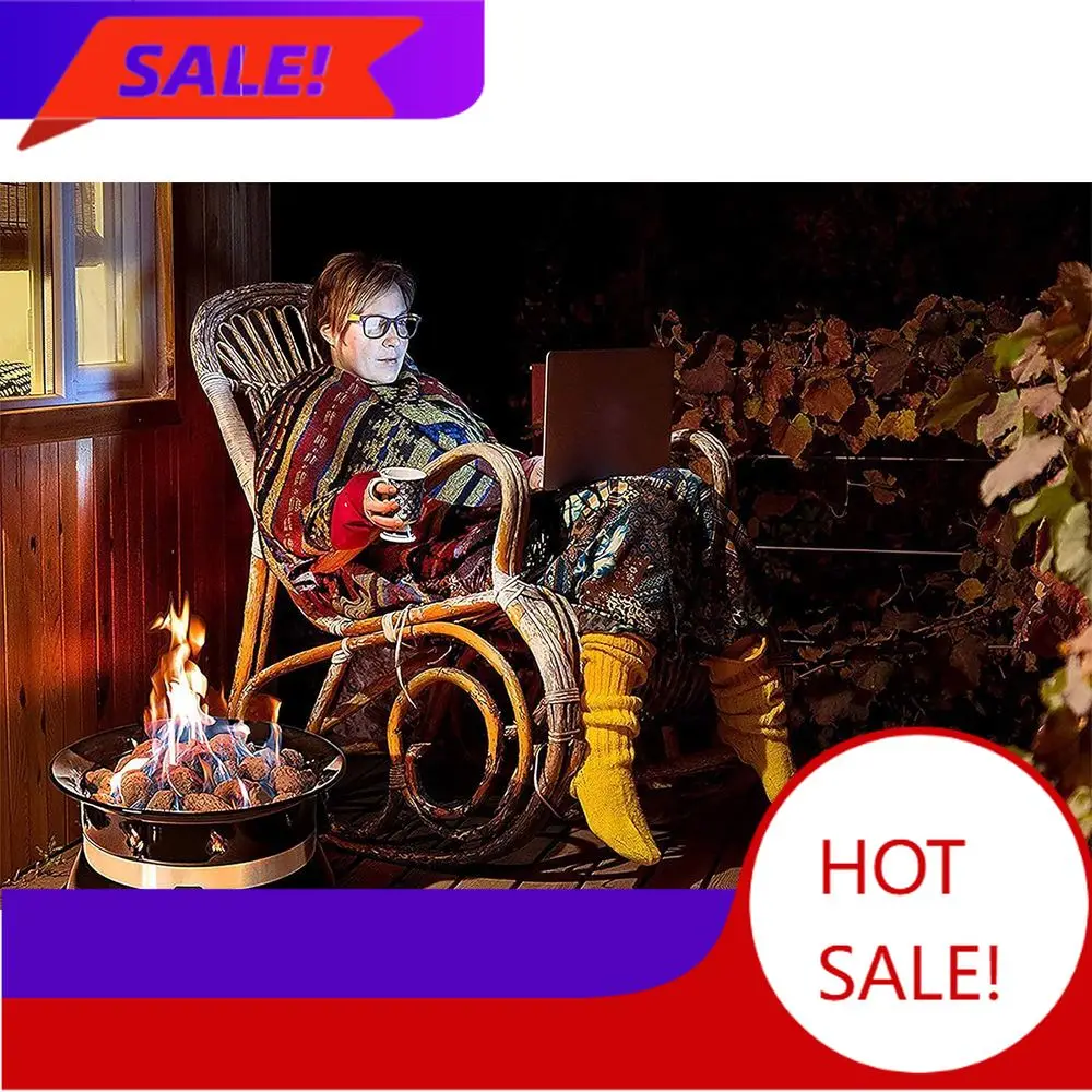 

PopularPopular19 Outdoor Propane Fire Pit with Auto-Ignition, Cover, and Carry Kit, 58,000 BTUs, Black