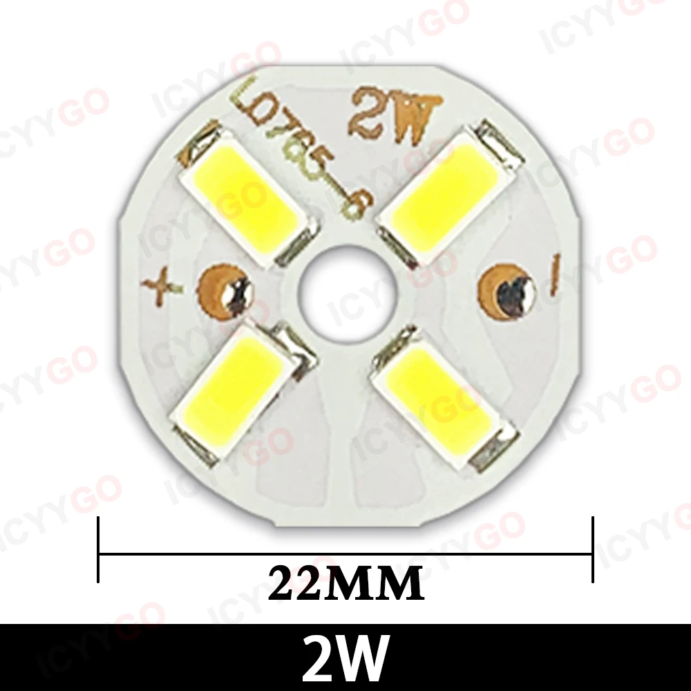 Imagem -03 - Placa de Luz Led de Alto Brilho 2w 3w 5w 7w 9w 12w 15w 20 Mm100 mm Smd 5730 para Lâmpada Faça Você Mesmo Fonte de Luz de Transformação Circular Peça