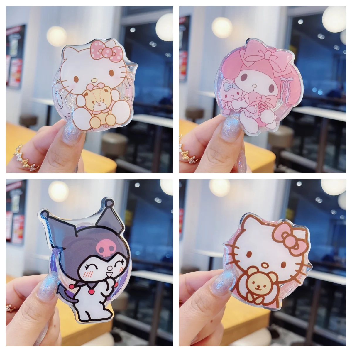 

Cute Cartoon Sanrio Hello Kitty Magnetic Mobile Phone Holder Suitable for Magnetic Mobile Phone or Magnetic Mobile Phone Case