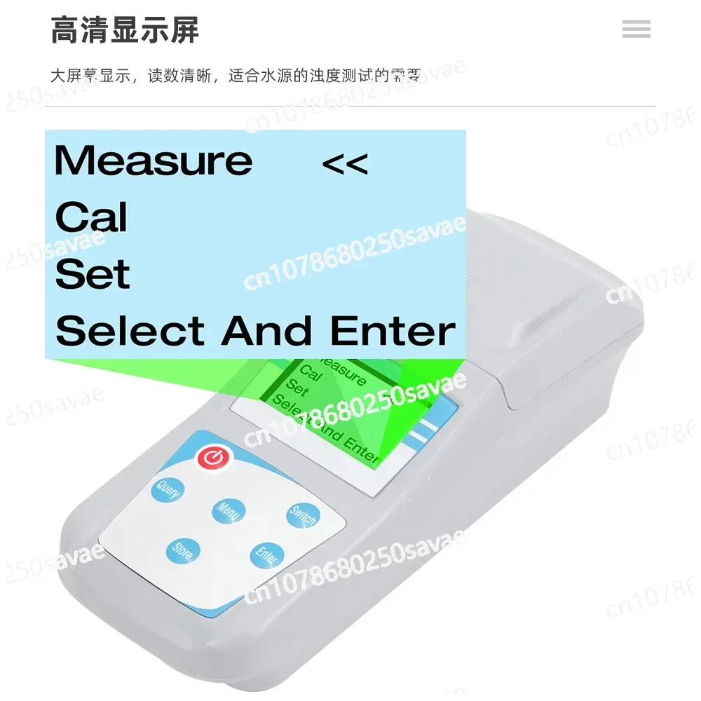 Portable Turbidity Meter, Light Tester, Sewage Treatment, ZD-10A, 0-1000NTU