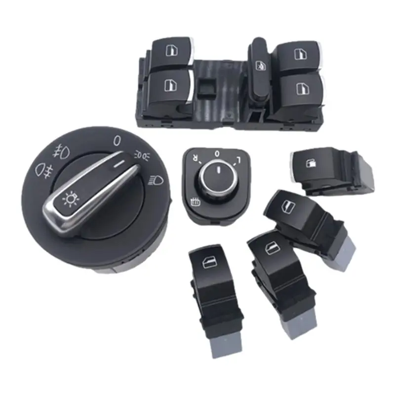 B23B 1Set Headlight Switch Kit For Tiguan Golf 6