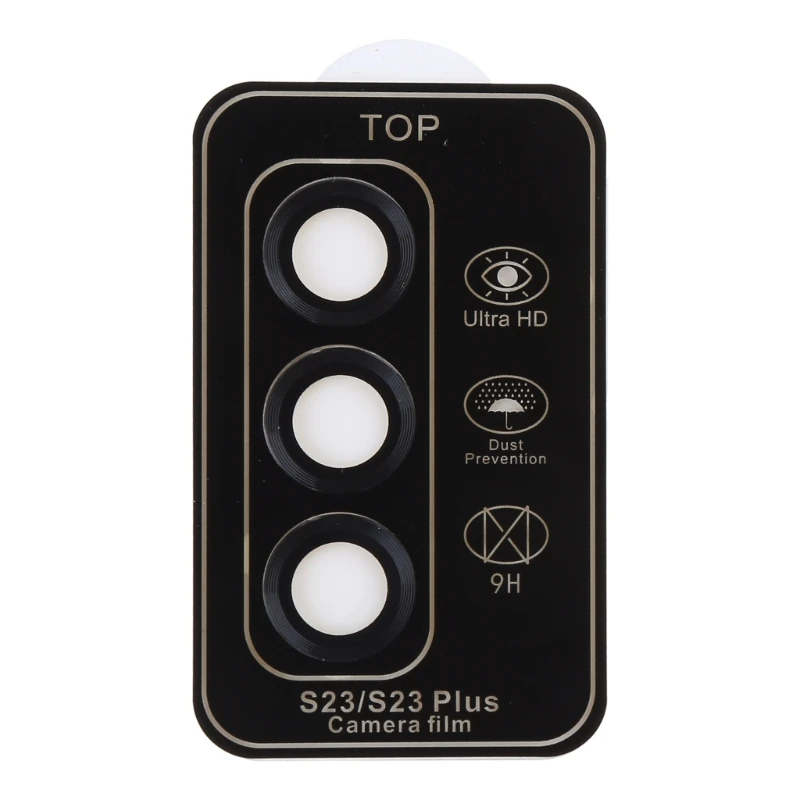 Camera Protective Cover Tempered Glass Ultra-Thin 3D Camera Lens Protector Cellphone Camera Lens Glass for SAMS23/S23+ K1KF