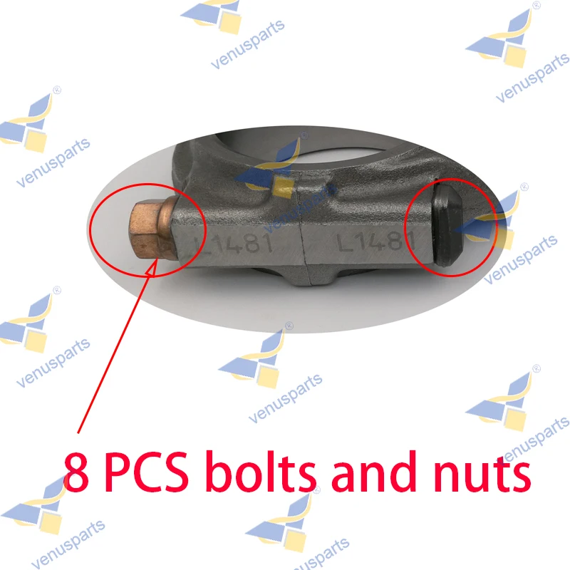 S4S Connecting Rod Bolts & Nuts 8PCS For Mitsubishi