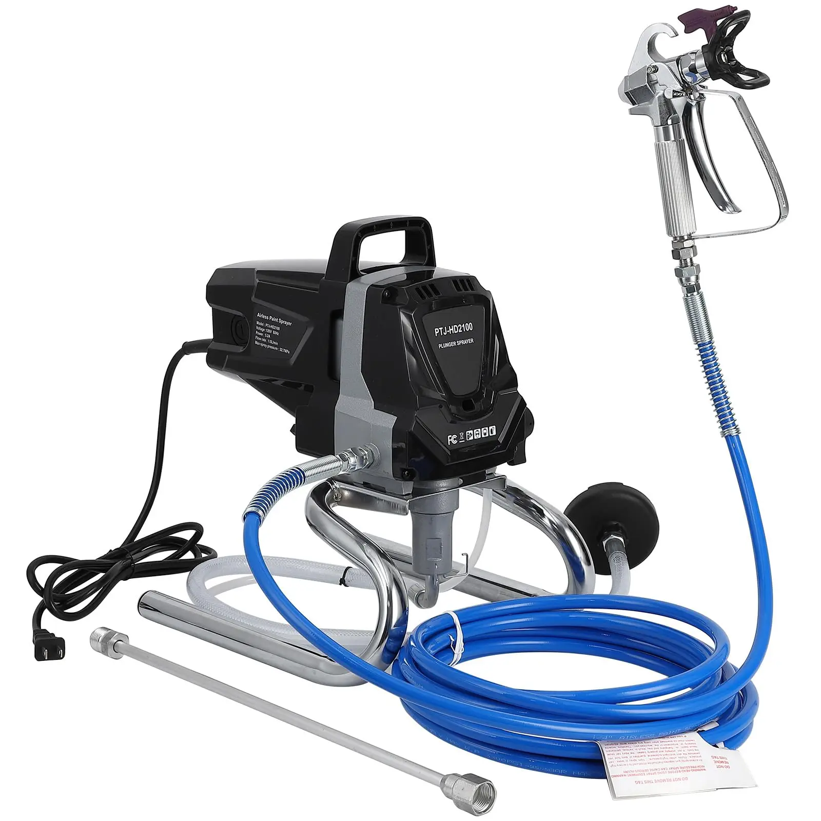 1010W High-Efficiency Airless Paint Sprayer – 3000PSI Electric Spray Sprayer with 20
