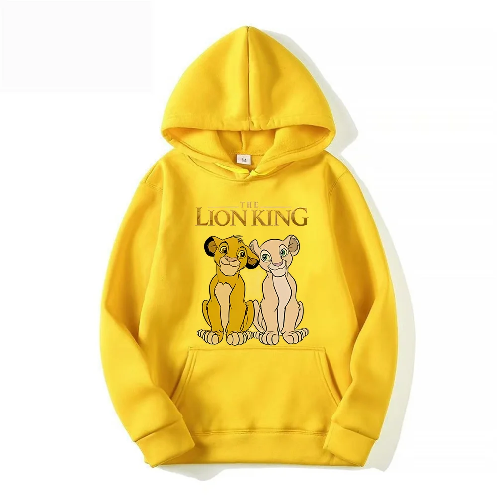 

New Men's and Woman Pullover Disney The Lion King Joint Sports Hoodie Coat Fashion Element Style Couple's Hoodie Women Hoodie