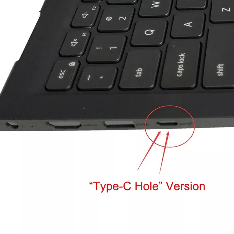 

15,6-дюймовый новый упор для рук с клавиатурой с подсветкой для Dell Inspiron 15 3510 3511 3515 3520