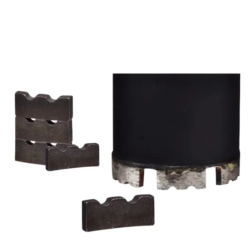 Durable 30-50pcs Diamond Segments Core Drill Bit Tooth Sandwich Matrix Segment Diamond Cutting Tool For Granite Concrete Marble