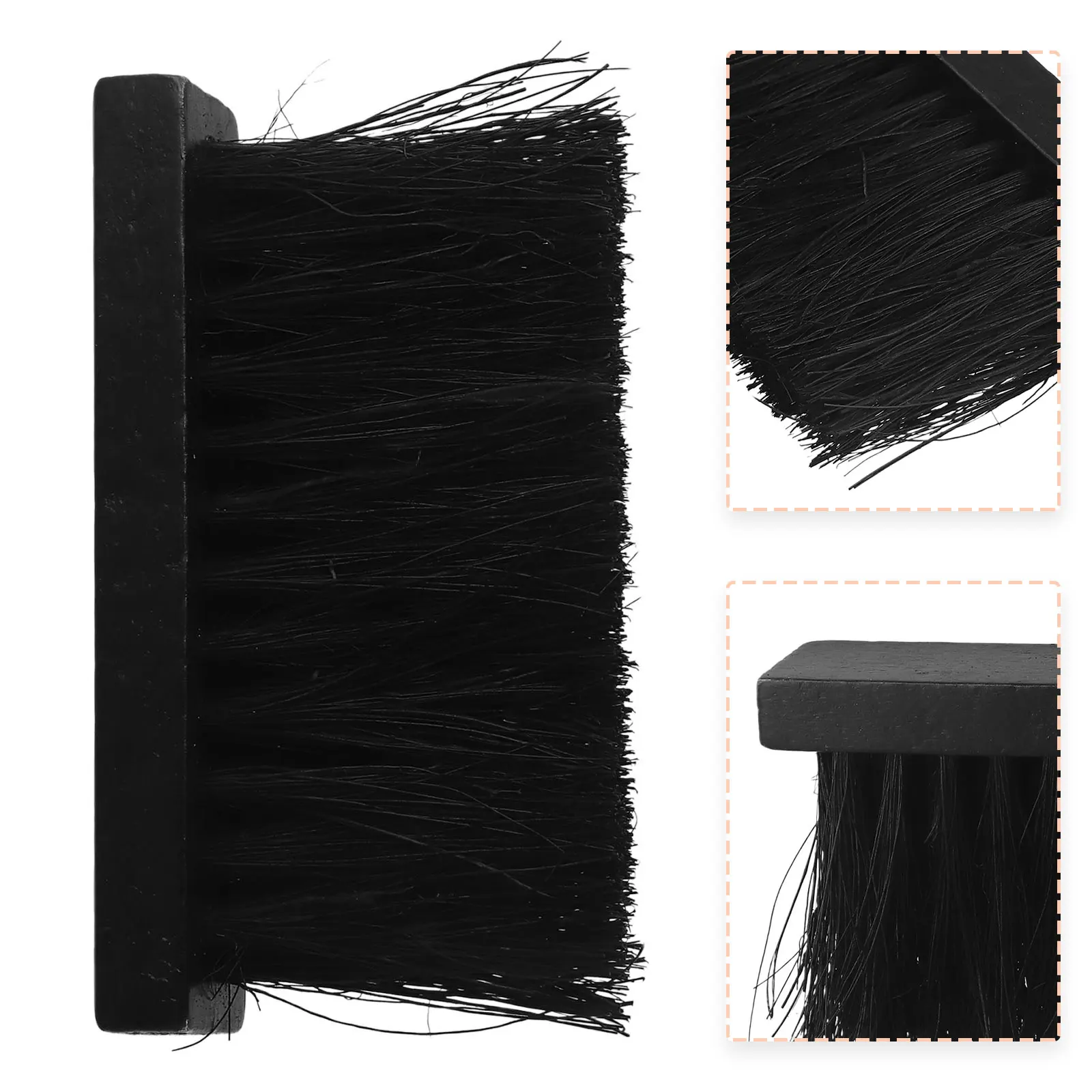 

High Quality Brand New Fireplace Brush Cleaning Brushes 13.5x3.5x1.3cm 1Pcs Black Brush Head Fireplace Refill Cleaning Home