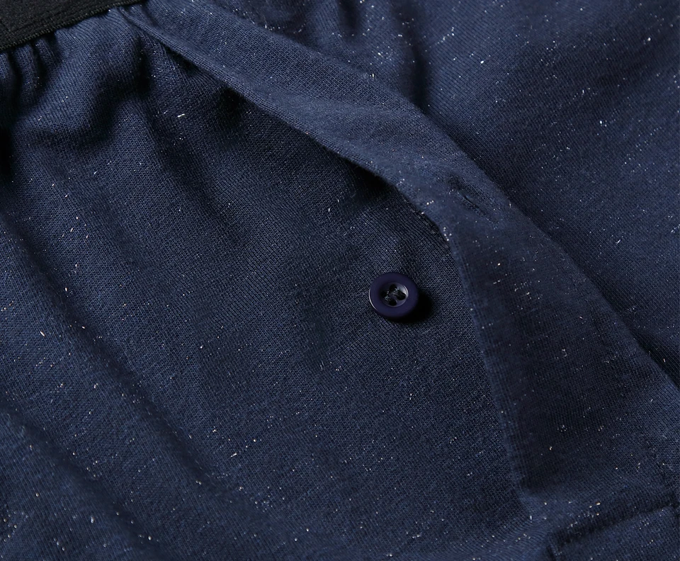 3 Stück Front-Open Unterwäsche für Männer, Reflektierende Baumwoll-Boxershorts, Sexy Männer-Slips, Lose Unterhosen, Herren-Boxershorts, Strand-Shorts – Detail 8