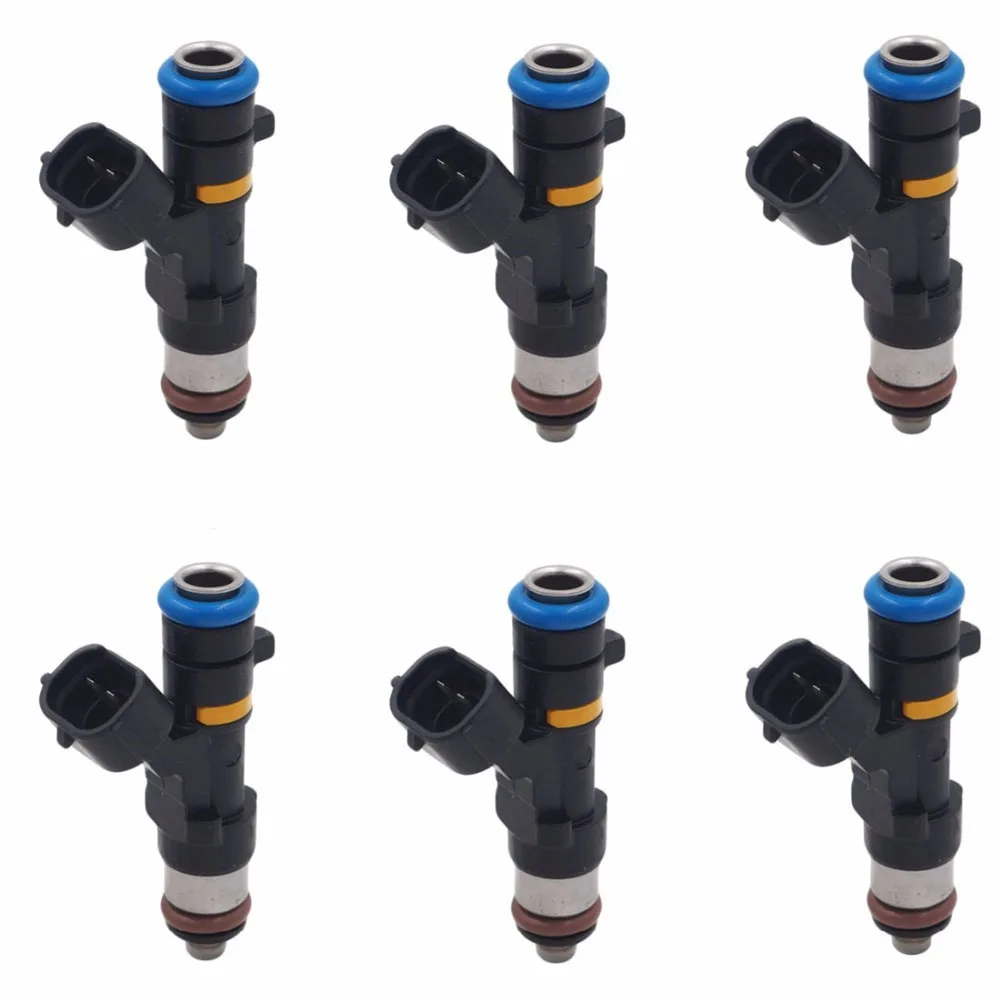 

6Pcs Fuel Injectors For Infiniti For FX35 M35 G35 For Nissan Murano 350Z 3.5L 0280158042 16600-CD700 842-12327