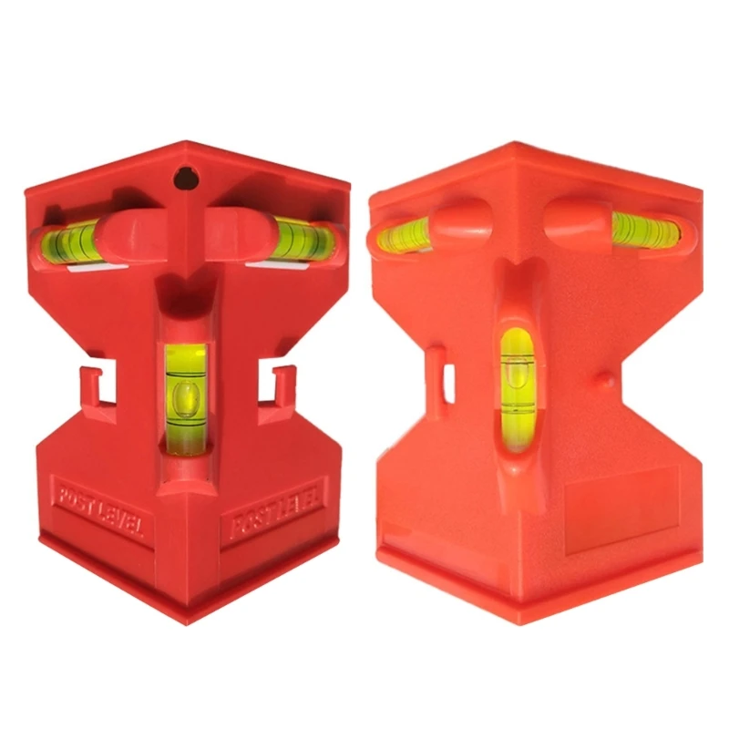 Plastic Post Level Post Level Tool with 3 Bubble Vial Check Bubble Level Dropshipping