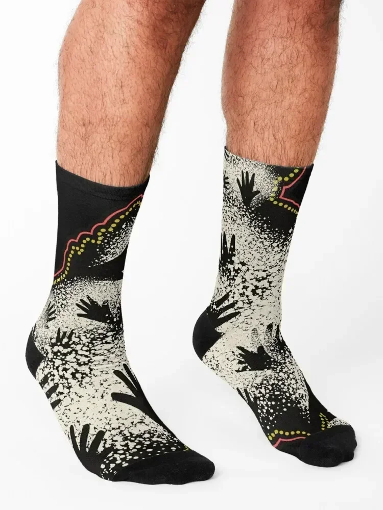 Awesome Aboriginal Art Socks compression bright garter christmas gift golf Socks For Man Women's