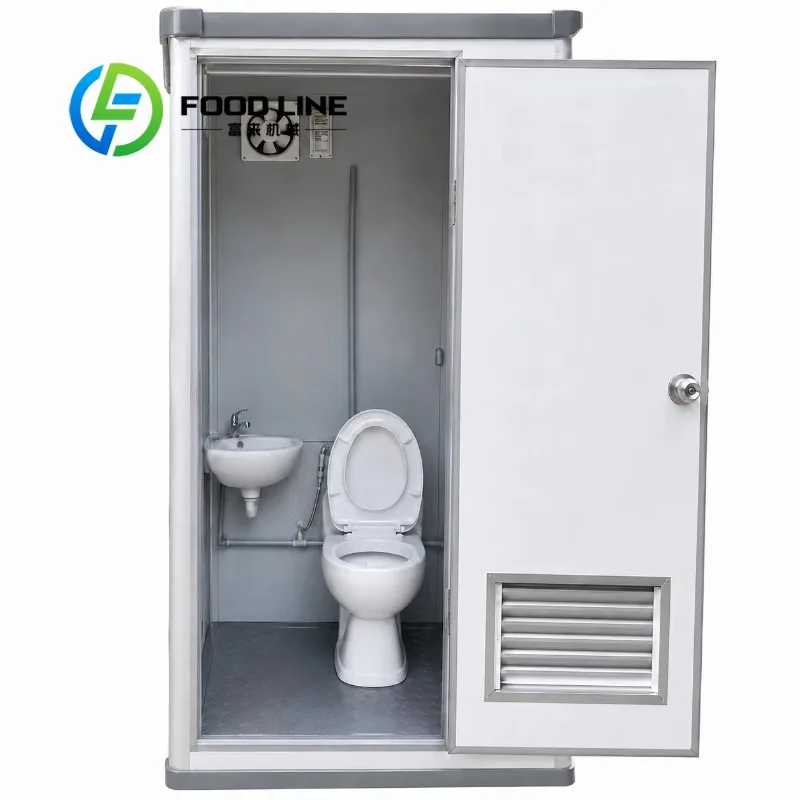 Portable Toilet Cabin Fully Equipped Portable Sanitation Unit For Festival Gathering Camping Site Highway Service Area Outdoor