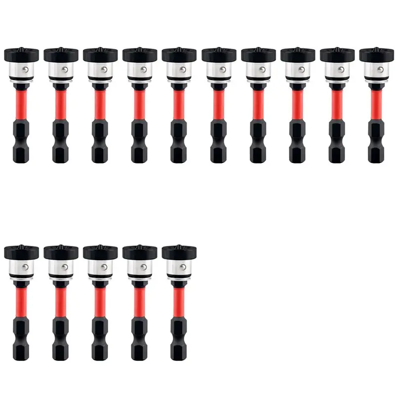 

Набор из 15 магнитных позиционирующих бит для шуруповерта, 50 мм, для гипсокартона