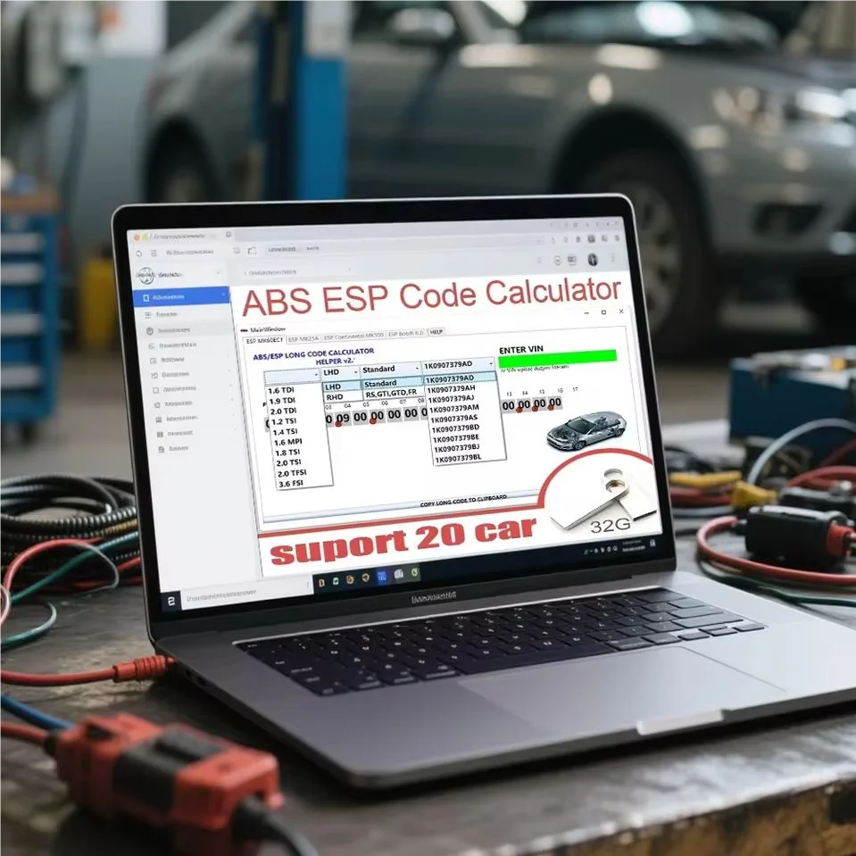 

Good Selling New Version VW ABS ESP Long Code Calculator Helper MK60EC1 Car Diagnostic Tool for software
