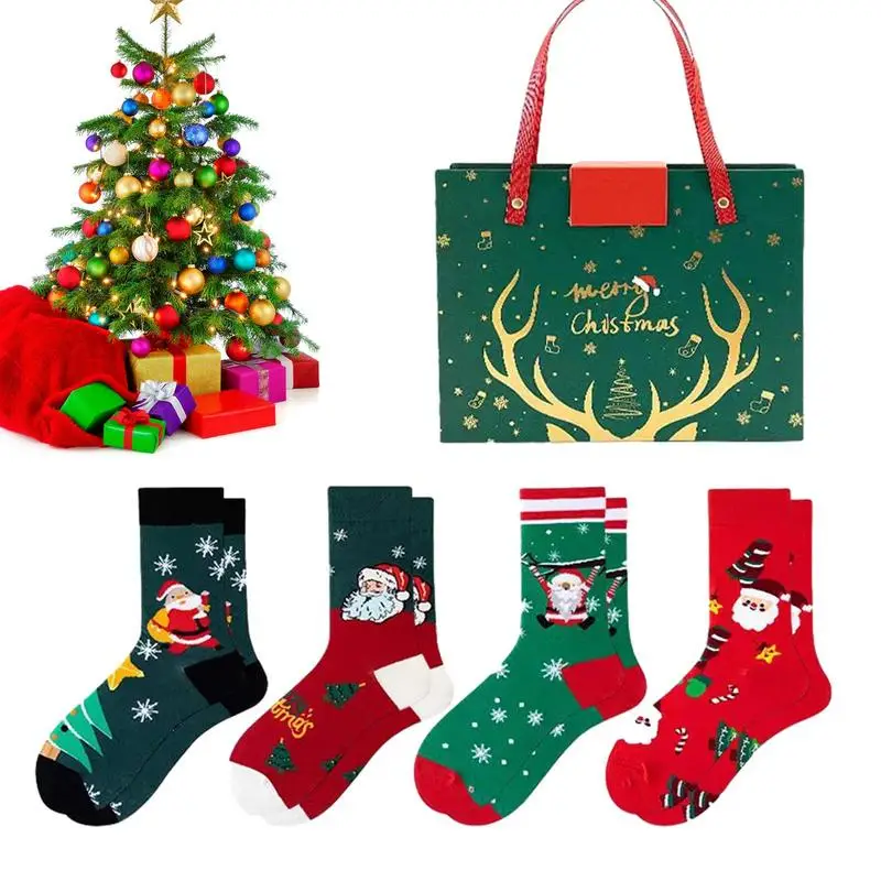 Funny Socks For Christmas Comfortable Holiday Socks For Men And Women Christmas Gifts Winter Socks For Christmas Party Dining