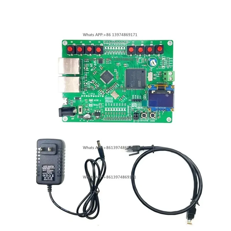 EtherCat Slave Development Board STM32F407+LAN9253 Learning Board IO AD DA Serial Port Simulation